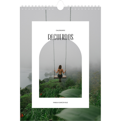 Calendario personalizado A4 — El arco abierto [portada]