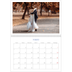 Calendario personalizado doble A4 — Clásico cobalto [Marzo]