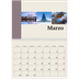 Calendario personalizado doble A4 — Lugares del mundo [Marzo]
