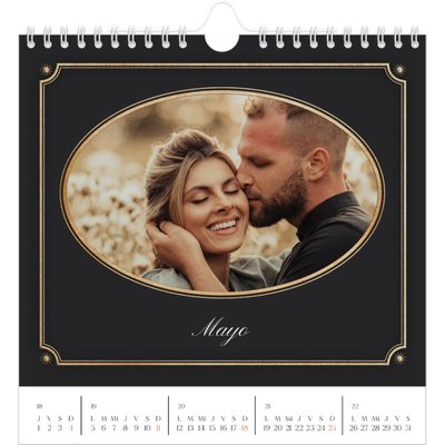 Calendarios Cuadrados — Clásico vintage [portada]