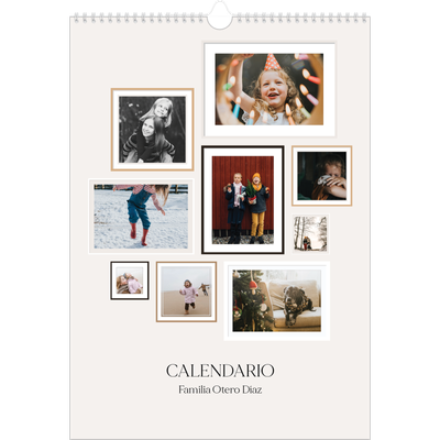 Calendarios A3 — Galería de fotos de pared [portada]