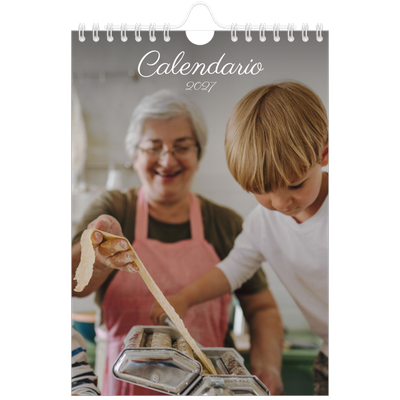 Calendario personalizado A5 — Mes escrito a mano [portada]