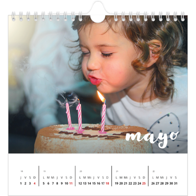 Calendarios Cuadrados — Guión sencillo [portada]