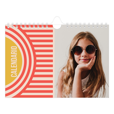 Calendario personalizado A5 — Brillante y bonito [portada]