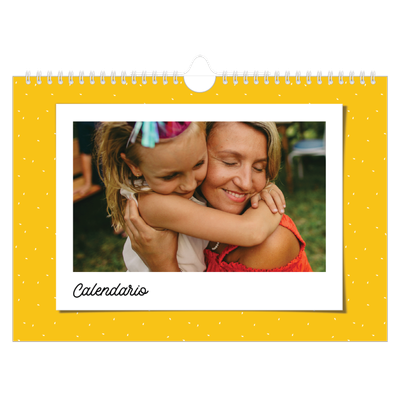 Calendario A4 horizontal — Instantáneas pop de colores [portada]