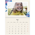 Calendario personalizado doble A4 — Flores pintadas [portada]