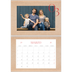 Calendario personalizado doble A4 — Toques de rojo [Marzo]