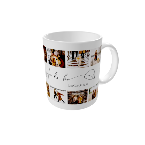 Tazas personalizadas — Garabatos de Papá Noel