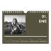 Calendario personalizado A5 — Contemporáneo atrevido [Enero]