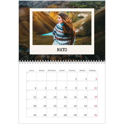 Calendario personalizado doble A4 — La edición de retratos [portada]