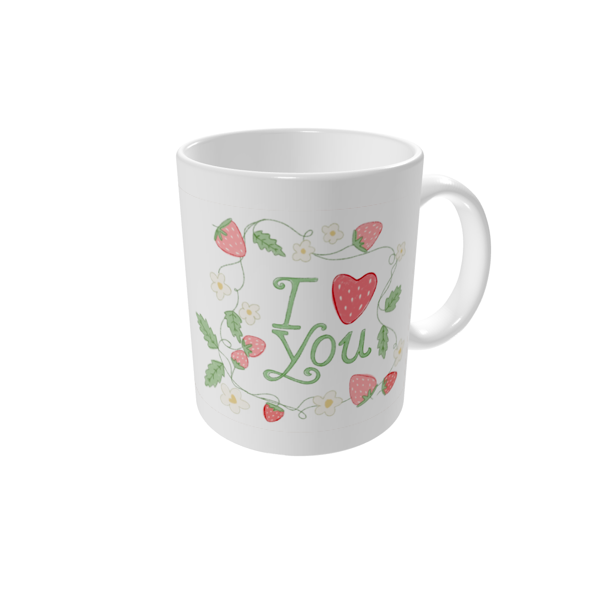 Tazas personalizadas — Fresas dulces