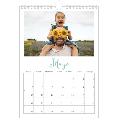 Calendario personalizado A4 — Hola, mundo [portada]