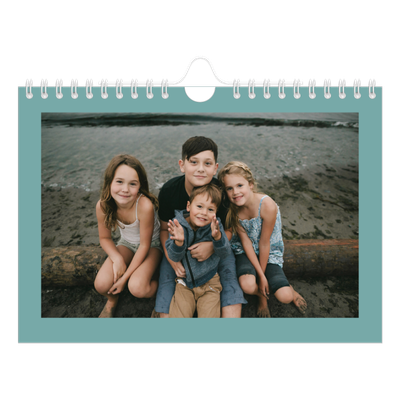 Calendario personalizado A5 — Colores de la tierra [portada]