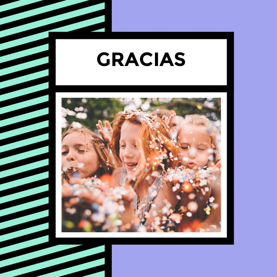 Tarjetas de agradecimiento — Pop art