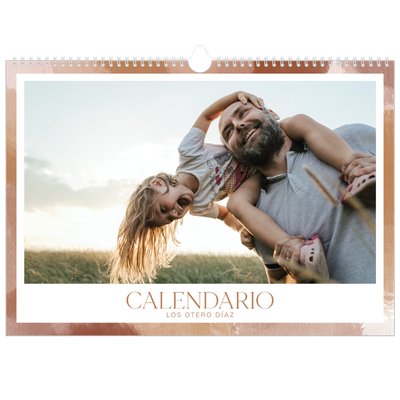 Calendario A3 horizontal — Efecto pincel [portada]