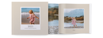 Álbum de fotos — Guijarro retro cuadrado