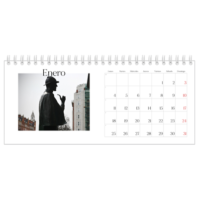Calendarios de mesa — Mi diario de viaje [Enero]