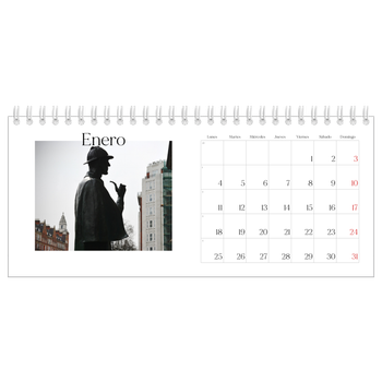 Calendario fotográfico de escritorio — Mi diario de viaje