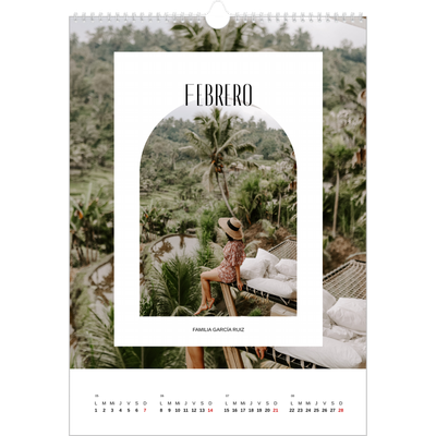 Calendarios A3 — El arco abierto [Febrero]