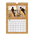 Calendario personalizado A5 — Cinta adhesiva craft [Abril]