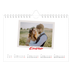 Calendario personalizado A5 — Firmado en carmín [Enero]