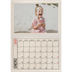 Calendario personalizado doble A4 — Efecto de sello craft [Enero]