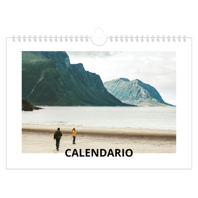 Calendario A4 horizontal — White space [portada]