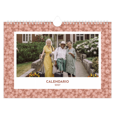 Calendario A4 horizontal — Floreciendo [portada]