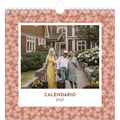 Calendario personalizado A5 — Floreciendo [portada]