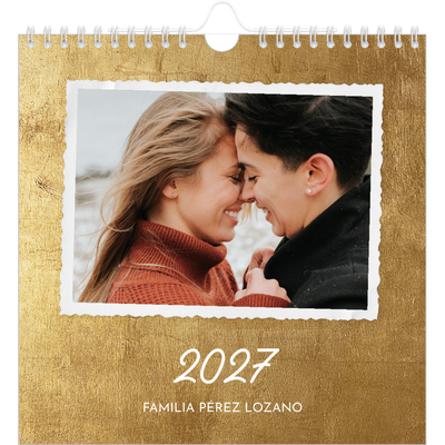 Calendarios Cuadrados — Colección de fotos [portada]
