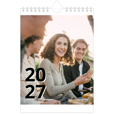 Calendario personalizado A5 — Estilo de letra [portada]