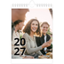 Calendario personalizado A5 — Estilo de letra [portada]
