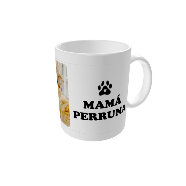 Tazas personalizadas — Mamá perruna - blanca