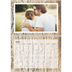 Calendario personalizado doble A4 — Corteza de árbol [Abril]