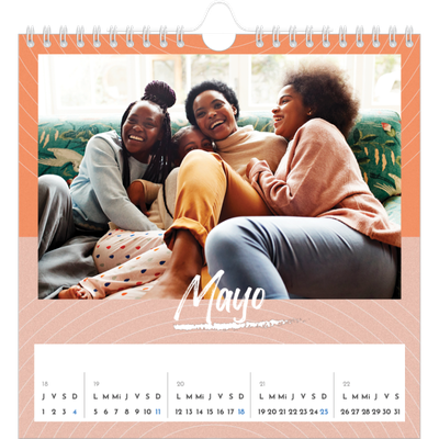 Calendarios Cuadrados — Color y patrón [portada]