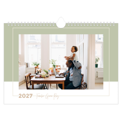 Calendario A4 horizontal — Marcos de la tierra [portada]