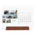 Calendario de mesa con base de madera - apaisado  — Descanso de la ciudad [portada]