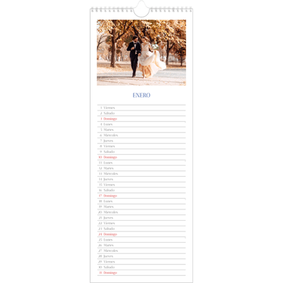 Calendario de cocina  — Clásico cobalto [Enero]
