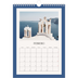 Calendario personalizado A4 — Colores clásicos [Febrero]