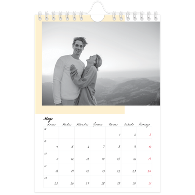 Calendario personalizado A5 — Pantallas de color [portada]