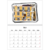 Calendario personalizado doble A4 — Momentos en retro [Marzo]