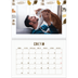 Calendario personalizado doble A4 — Gatito juguetón [Enero]