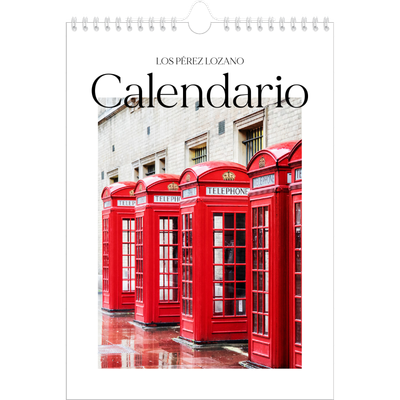 Calendario personalizado A4 — Mi diario de viaje [portada]