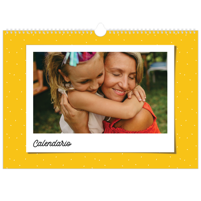 Calendario A3 horizontal — Instantáneas pop de colores [portada]