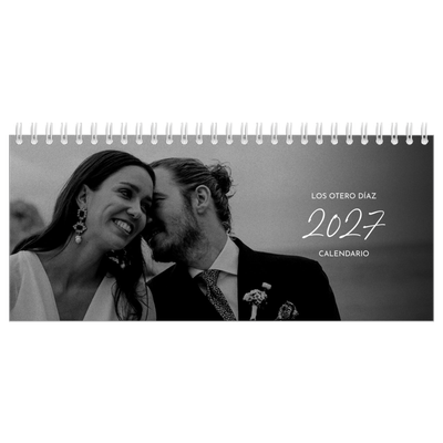 Calendarios de mesa — Escritura elegante [portada]
