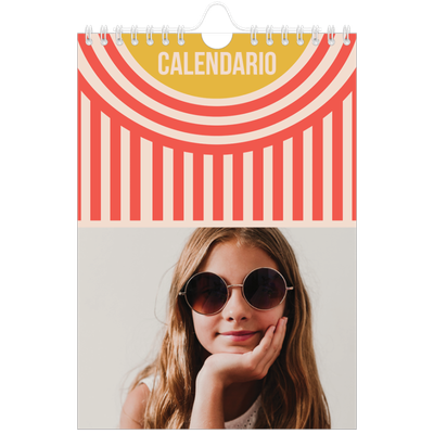 Calendario personalizado A5 — Brillante y bonito [portada]