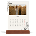Calendario de mesa con base de madera - vertical  — Tinta y hiedra [Abril]