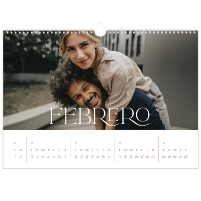 Calendario A3 horizontal — Más grandioso que la vida [Febrero]
