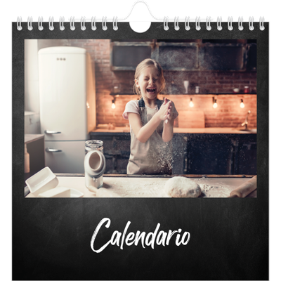 Calendarios Cuadrados — Estilo de pizarra [portada]