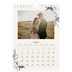 Calendario personalizado A5 — Tinta y hiedra [Enero]